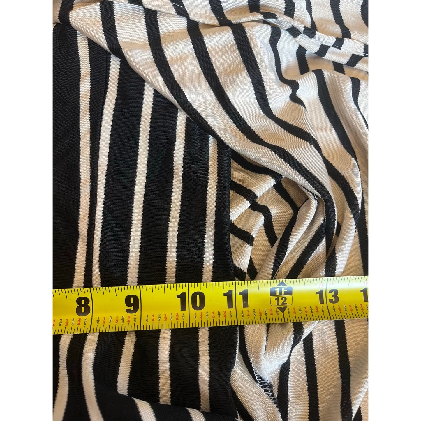 Vintage Moschino Striped Wide Leg Jumpsuit Italy Size 44 US 10