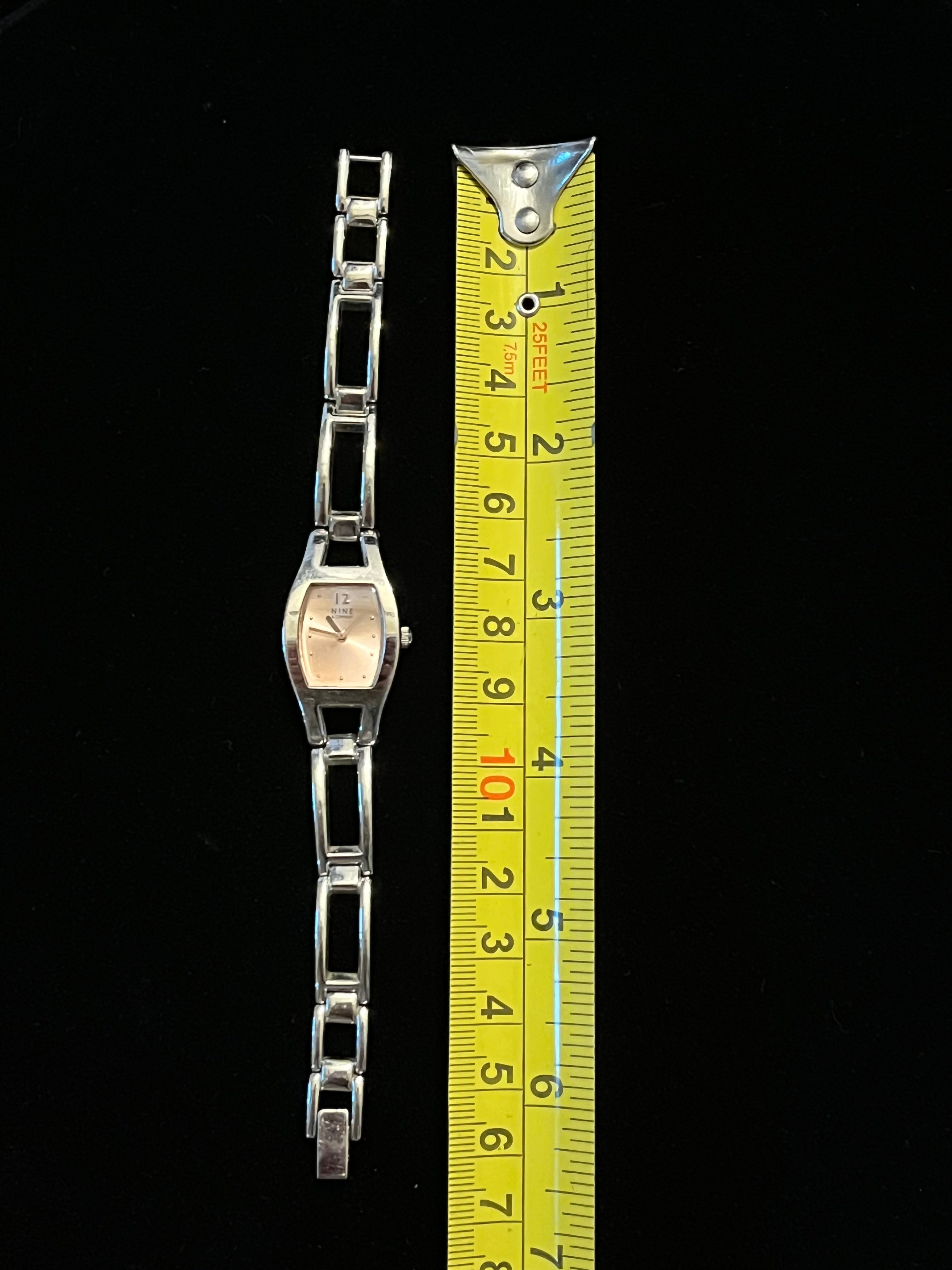 vintage women's watch- pink face