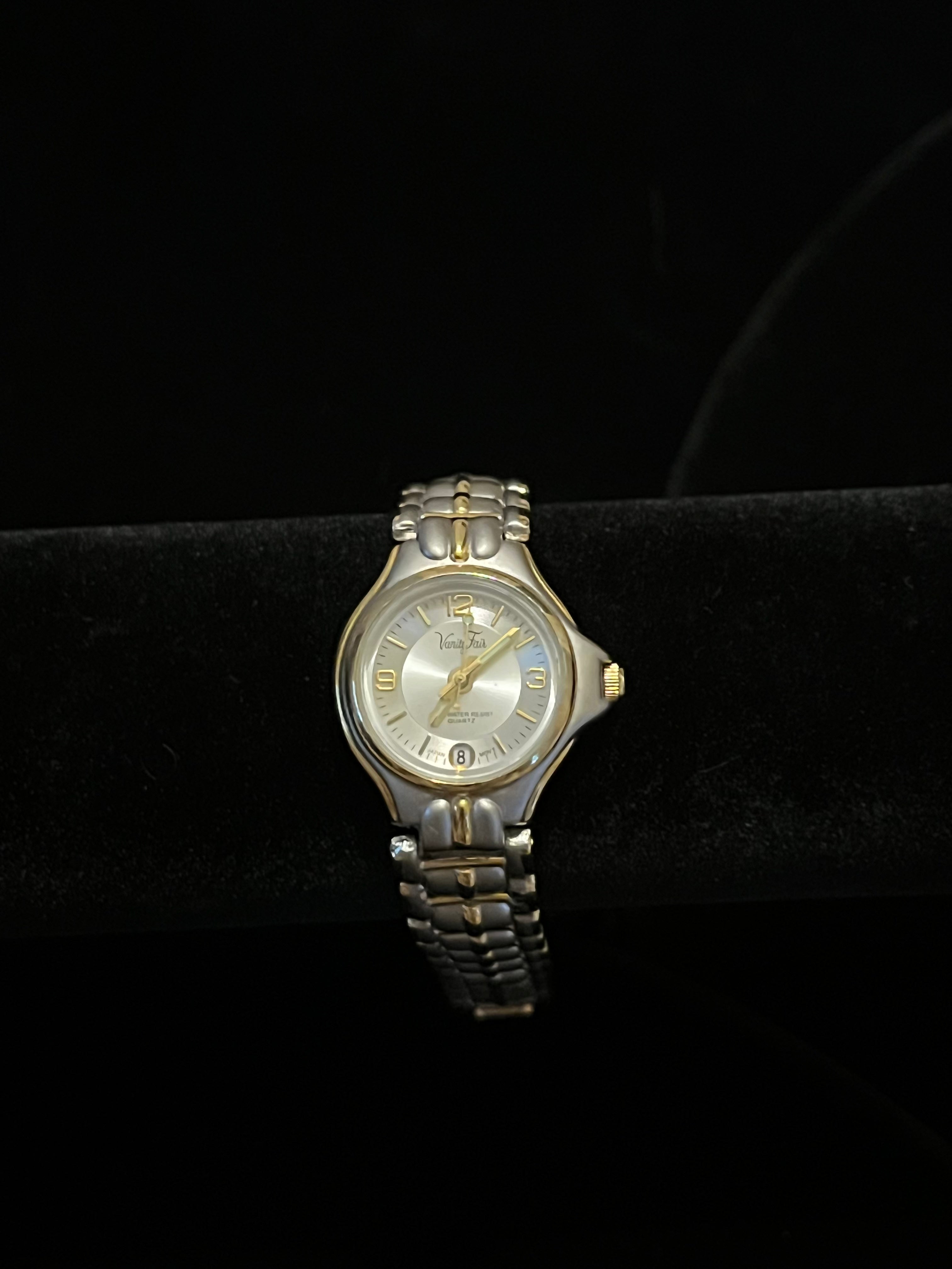 vintage women's watch- 2 toned