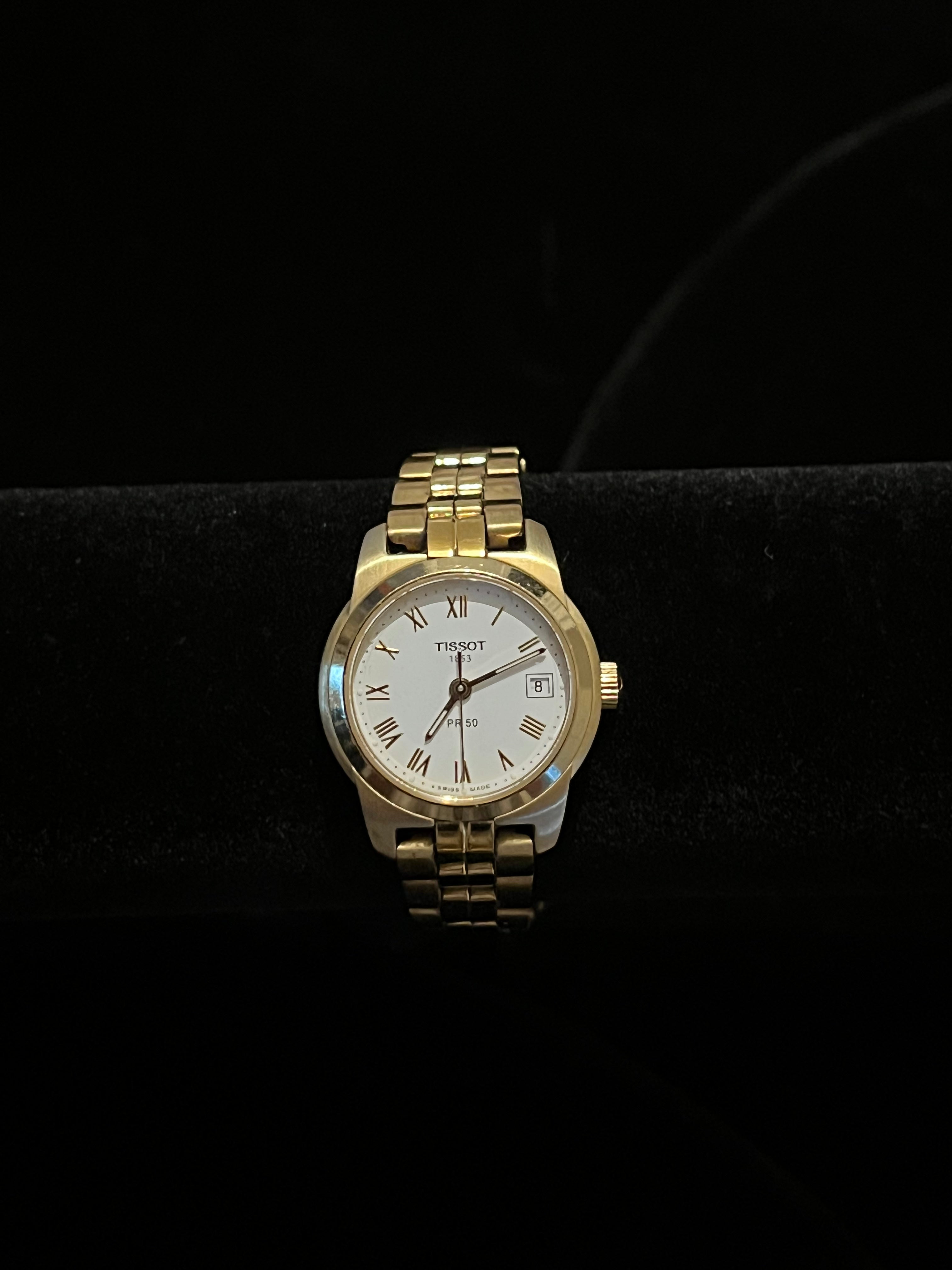 vintage women's watch- tissot