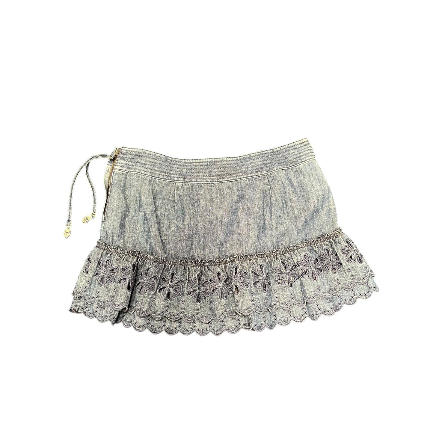 juicy couture y2k mini skirt with charms size 24