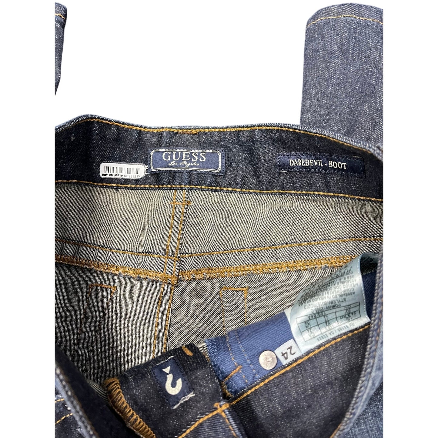 y2k guess low waisted flare jeans sz 24