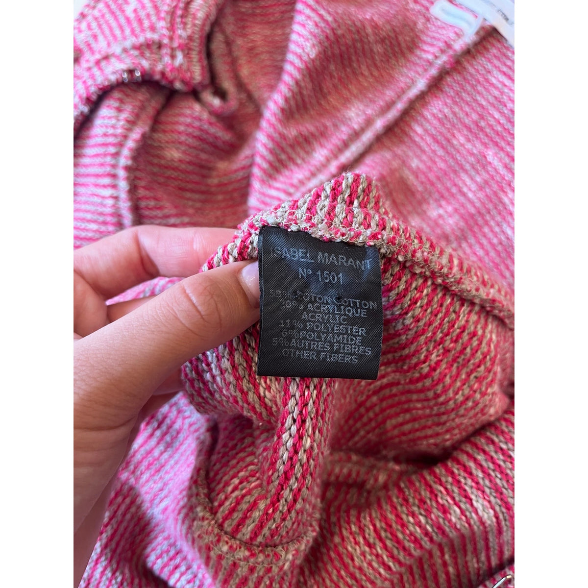 Isabel Marant Striped Scoop Neck Sweater