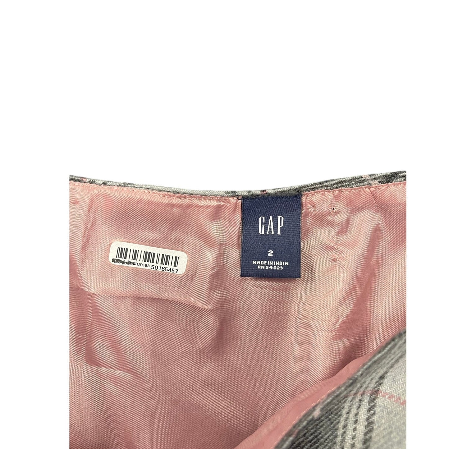y2k gap pleated mini skirt with pink