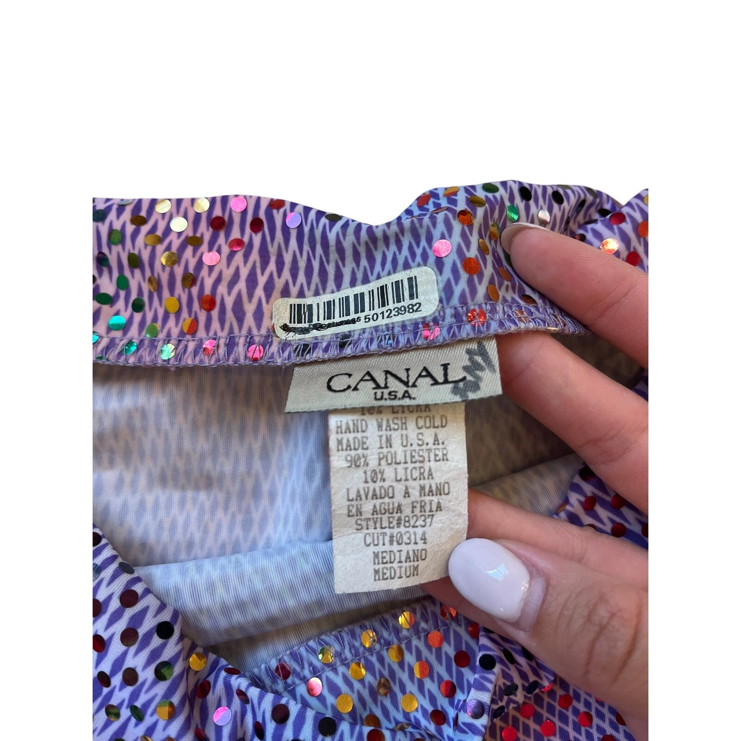 Vintage Y2K Canal Sequin Mini Skirt M