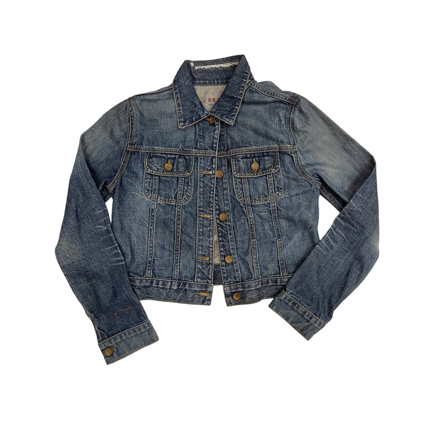 NWT J Brand Edinburgh Denim Jacket Blue Trucker Jean Jacket Size S $286