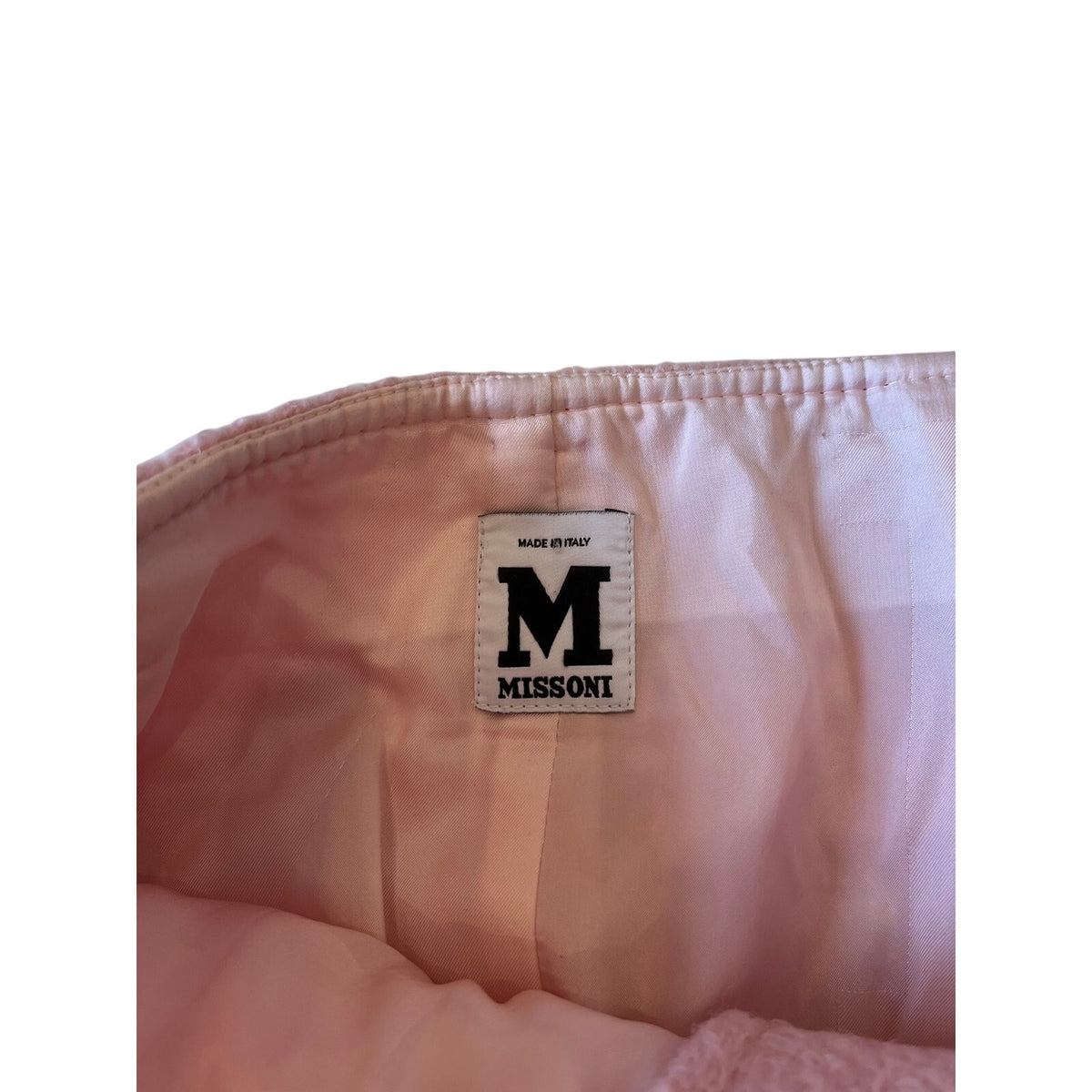 Missoni tweed pink mini skirt