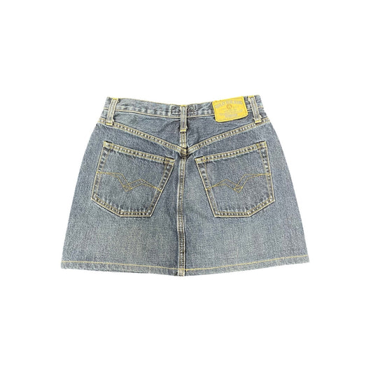 2000s replay jeans mini skirt sz 29