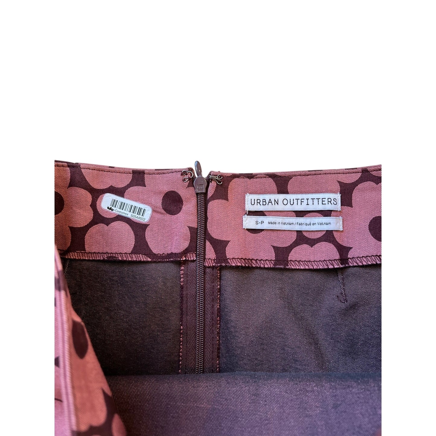Urban Outfitters Pink Floral Mini Skirt Daisy Mod Y2K Retro Size Small