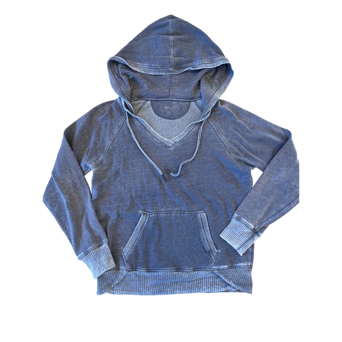 Calvin Klein Performance Hoodie Gray Fleece Lined Pullover Sweatshirt L