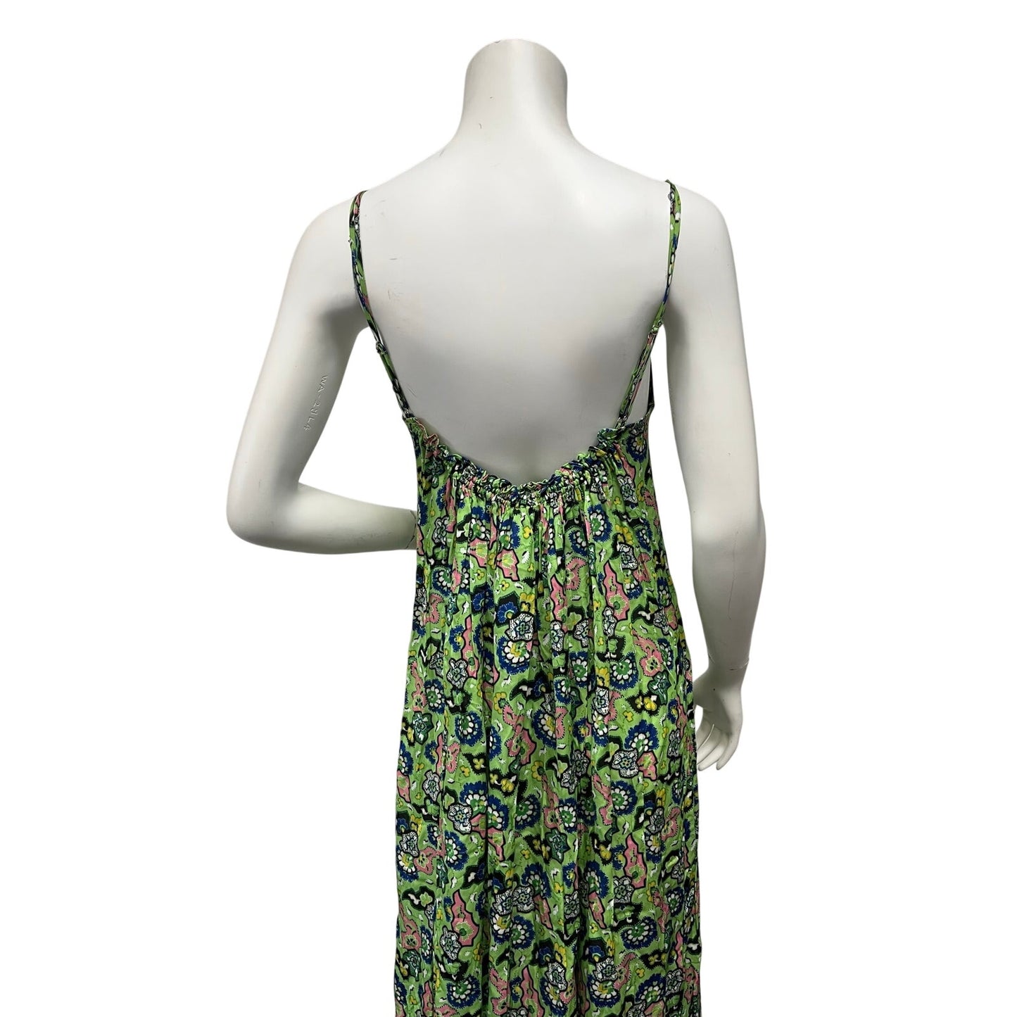 NWT RHODE Ada Maxi Dress Mosaic Floral Grass Print Size Small
