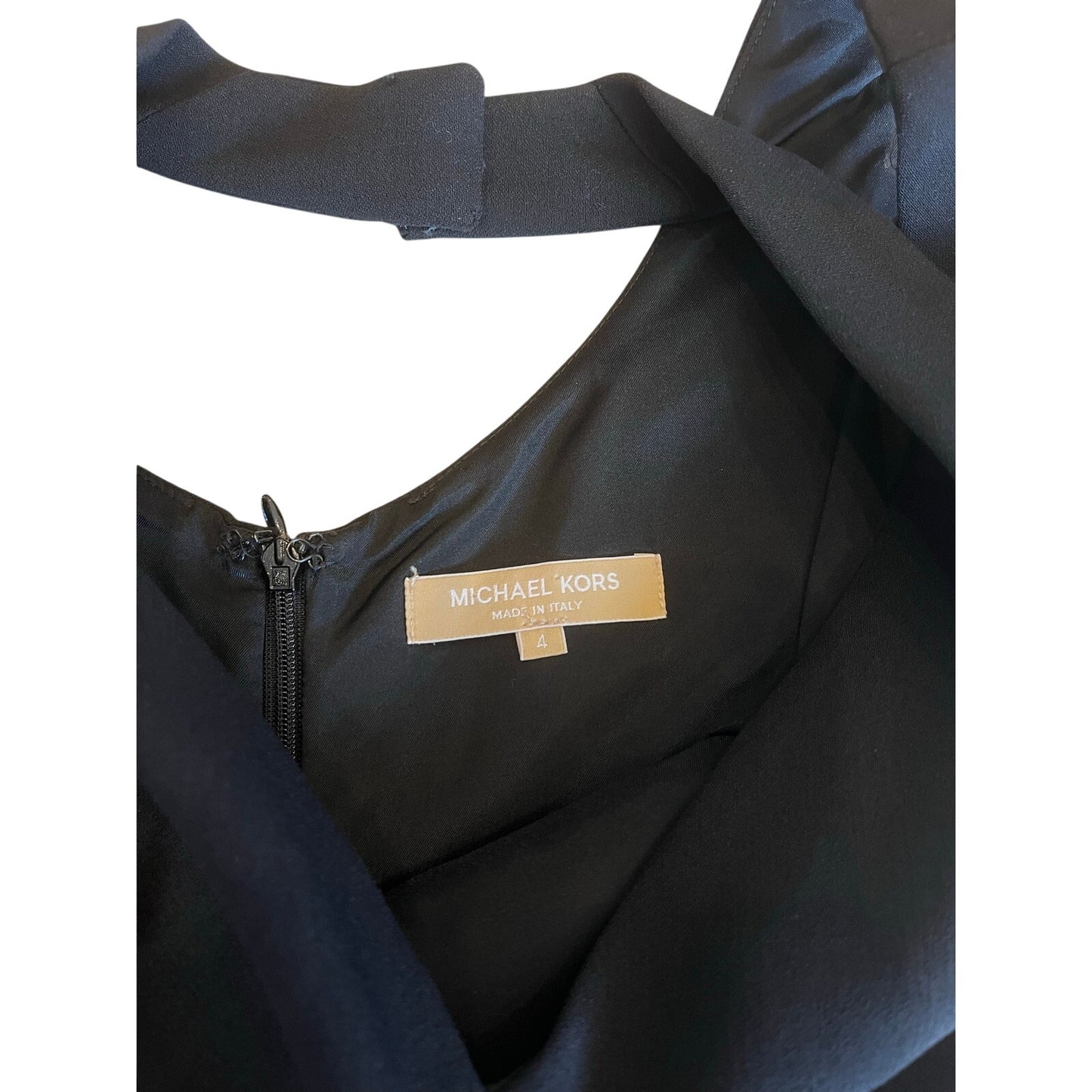 y2k michael kors black cocktail dress
