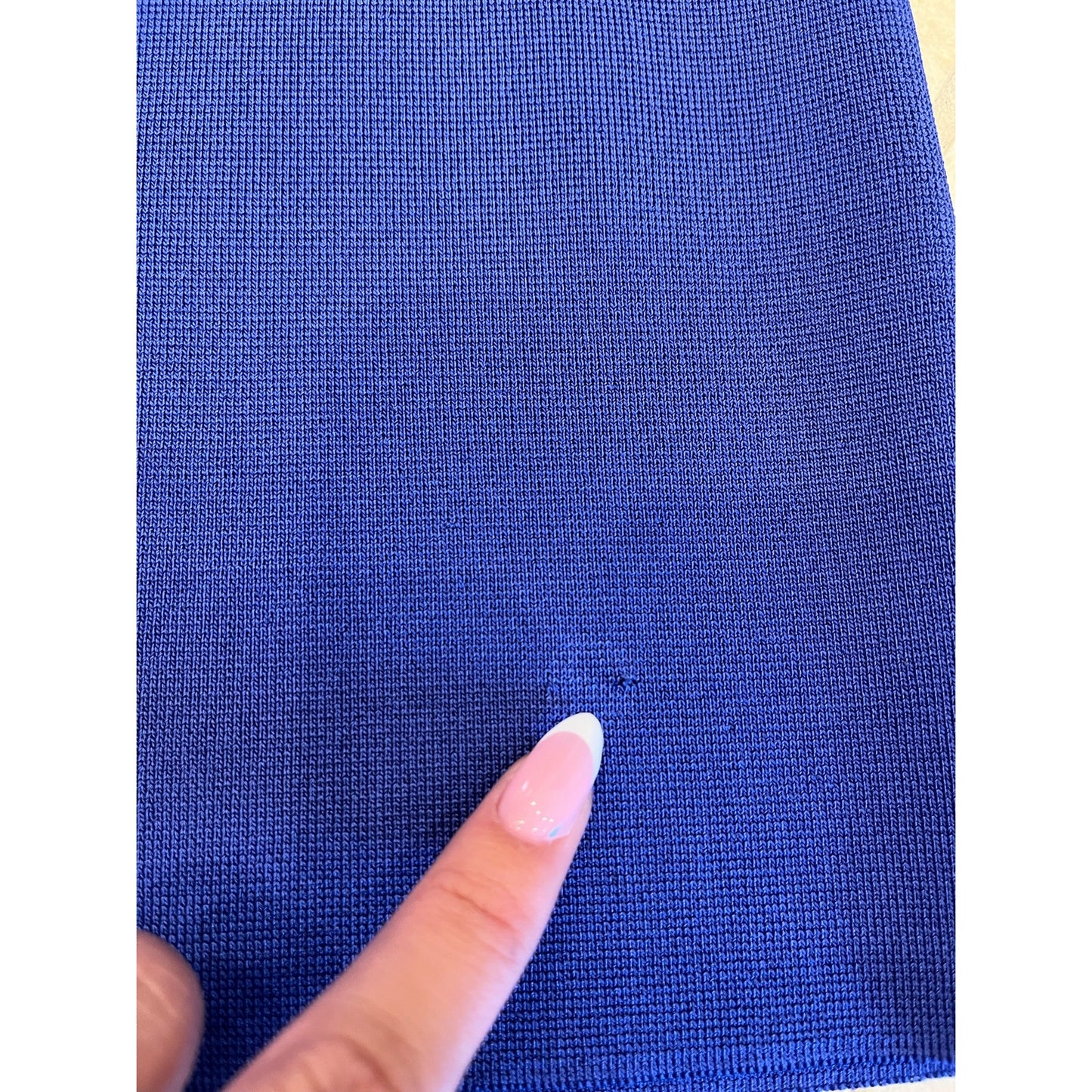 Gucci Blue Knit Sleeveless Mini Dress Tunic XS Made in Italy