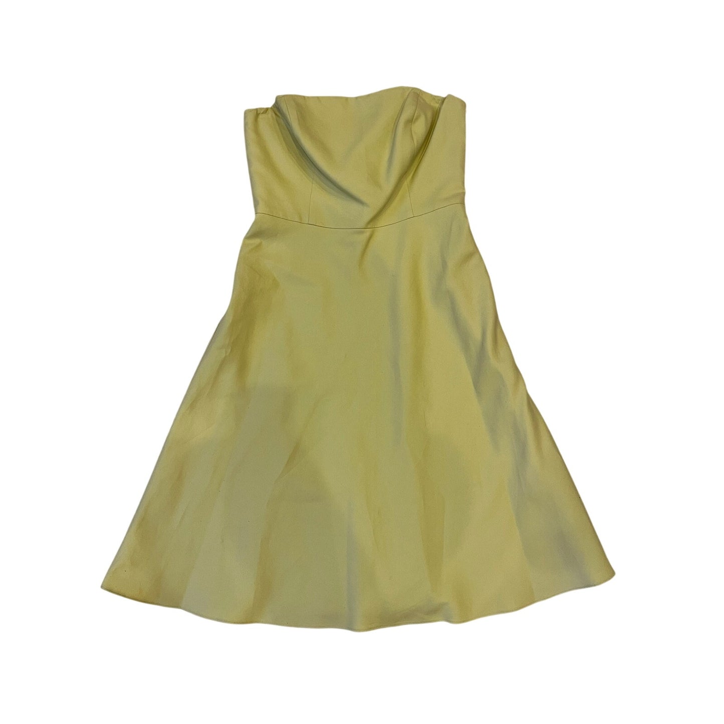 Ann Taylor NWT Green Strapless Fit & Flare Midi Dress Size 6 Removable Straps