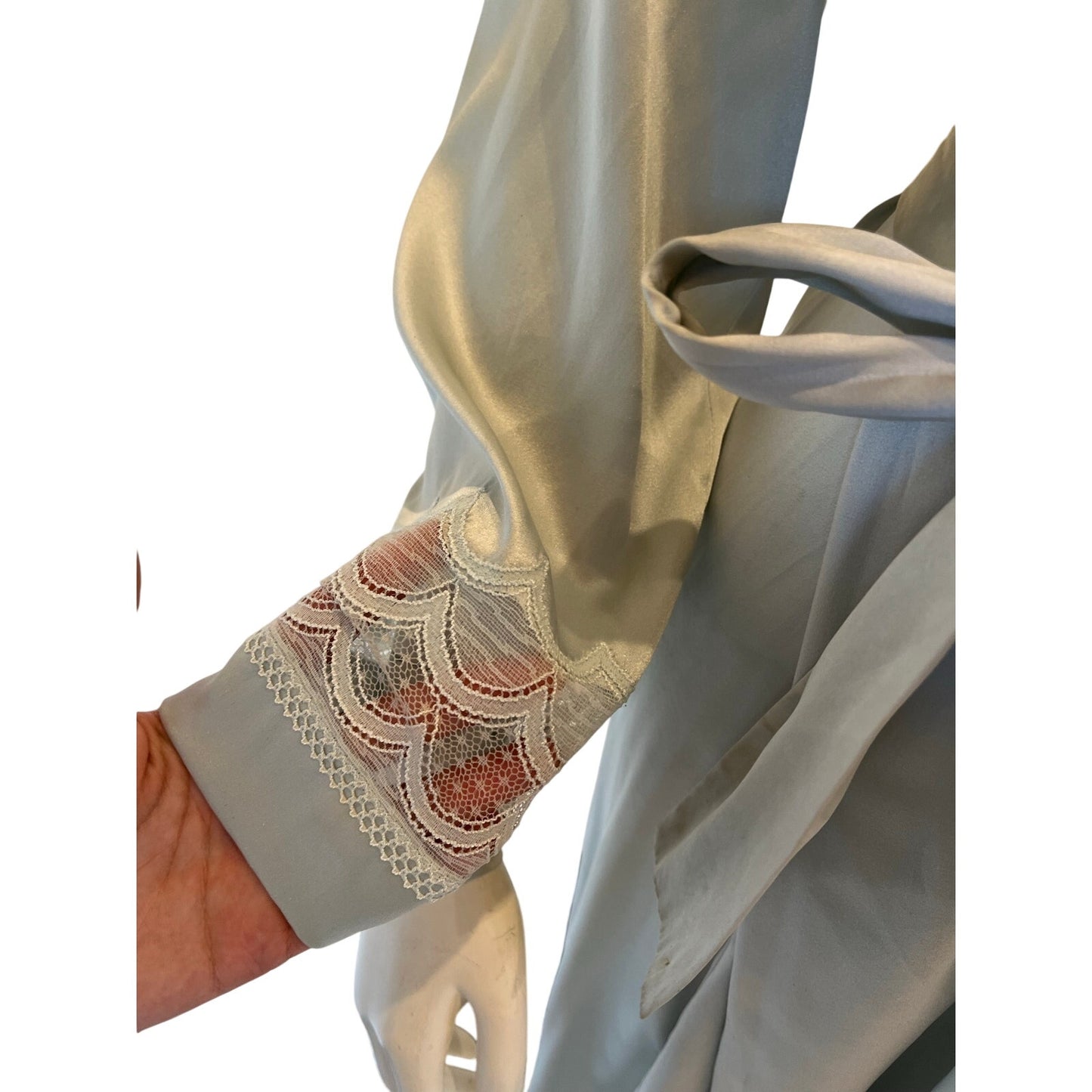la perla 95% silk robe sz 2