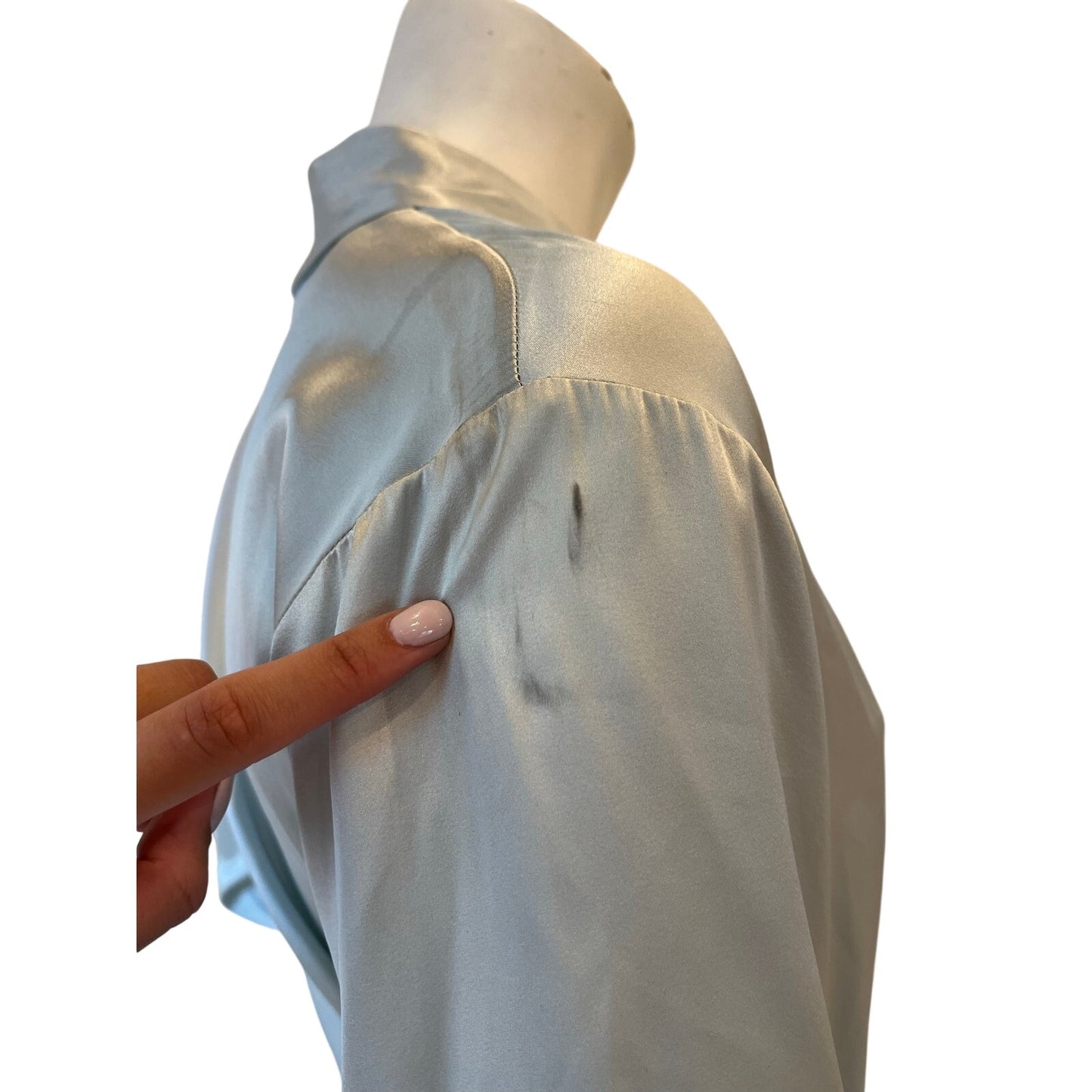 la perla 95% silk robe sz 2