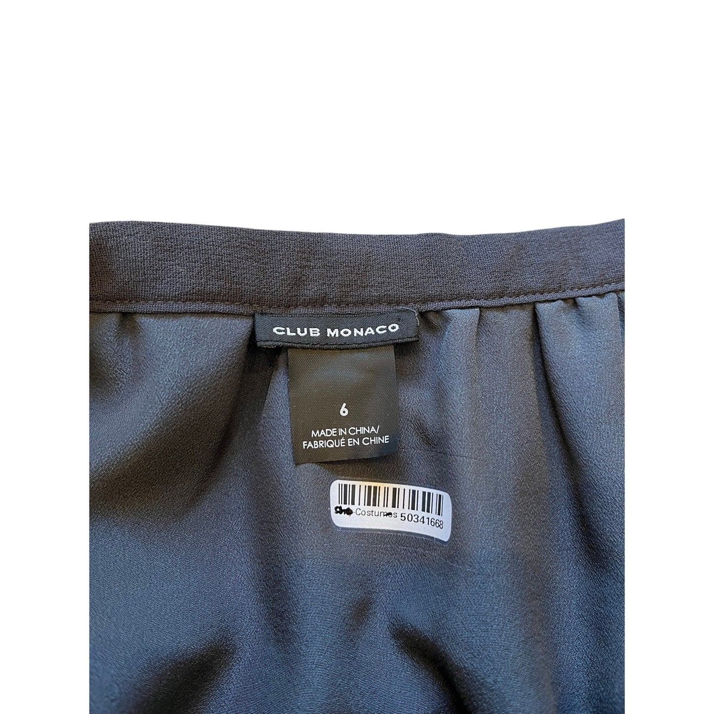 Club Monaco Gray Studded Chiffon Mini Skirt Size 6