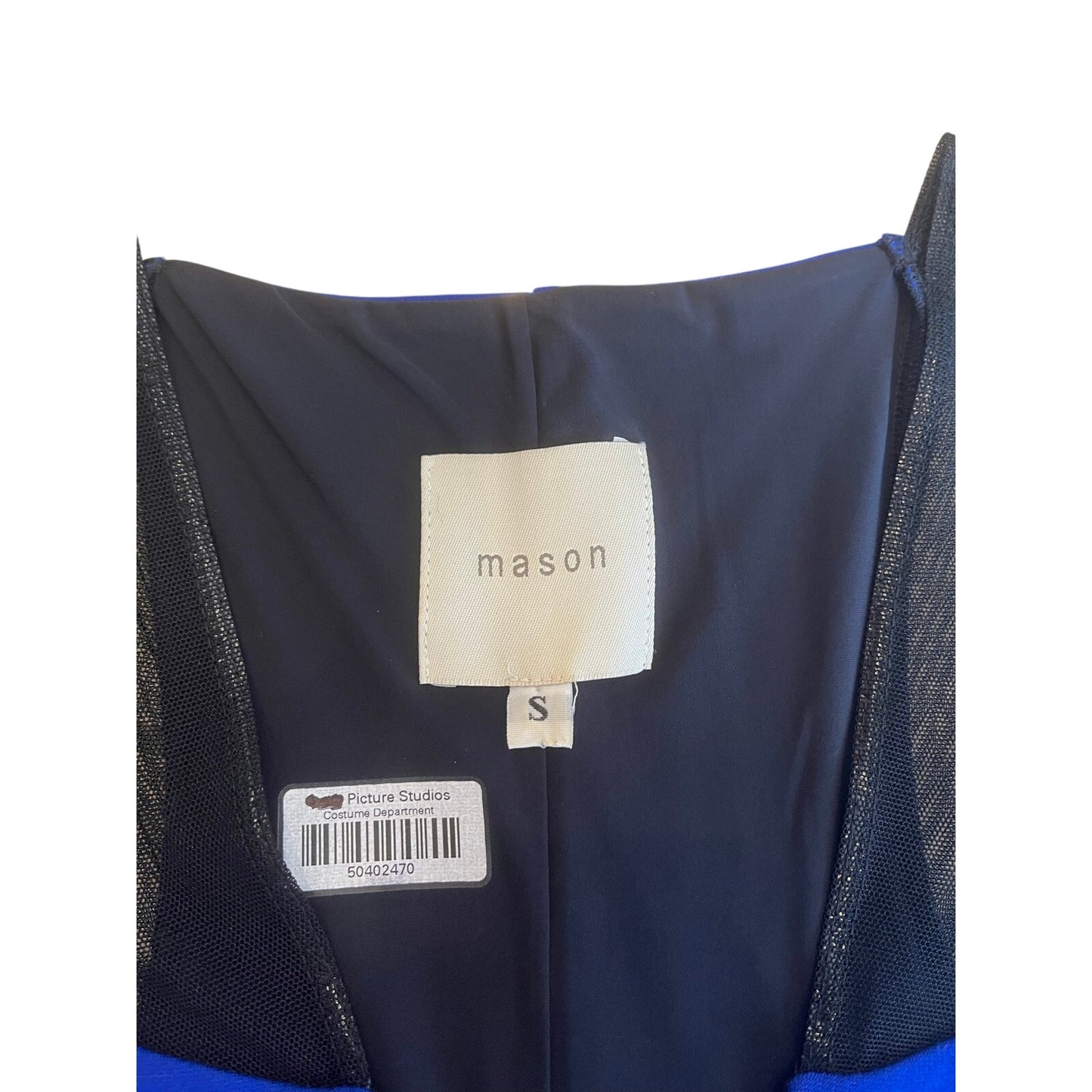 Mason by Michelle Mason Blue Sheath Dress Bodycon Size S