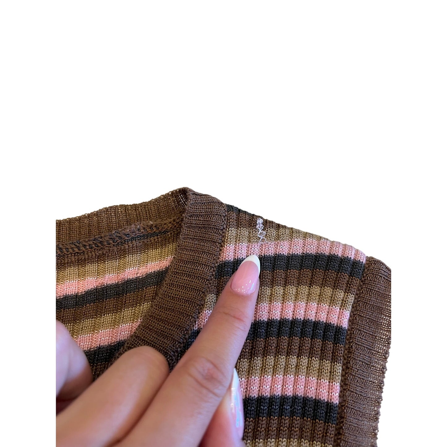 M Missoni Merino Wool Striped Knit Midi Maxi Dress Made in Italy