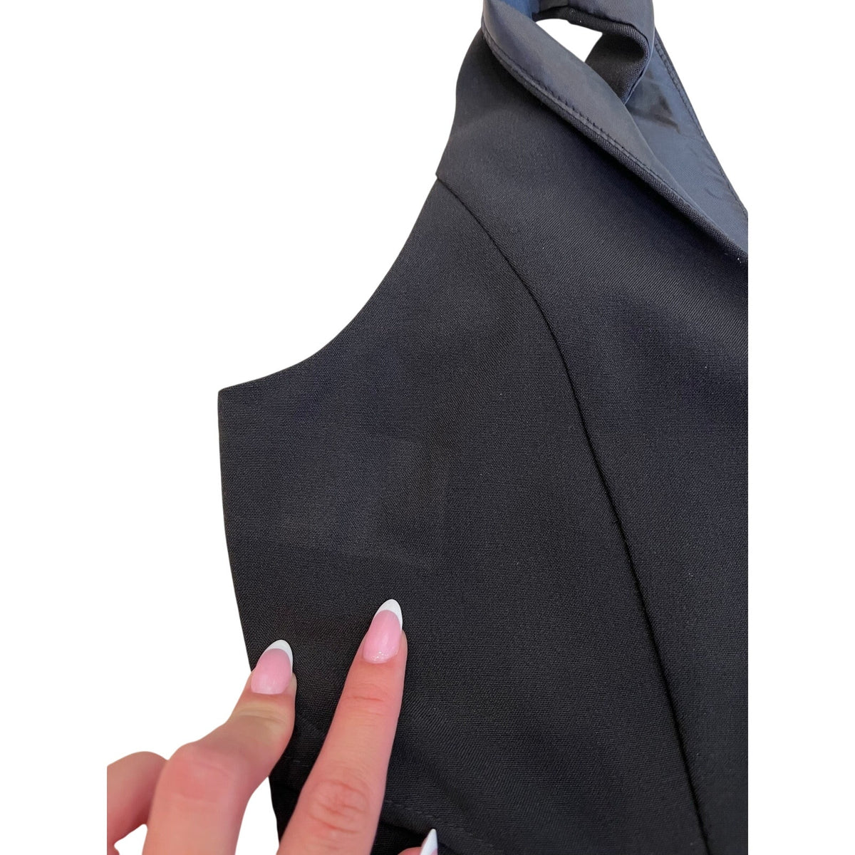 ABS Essentials Allen Schwartz Black Ruched Sheath Dress Size 6 Cocktail