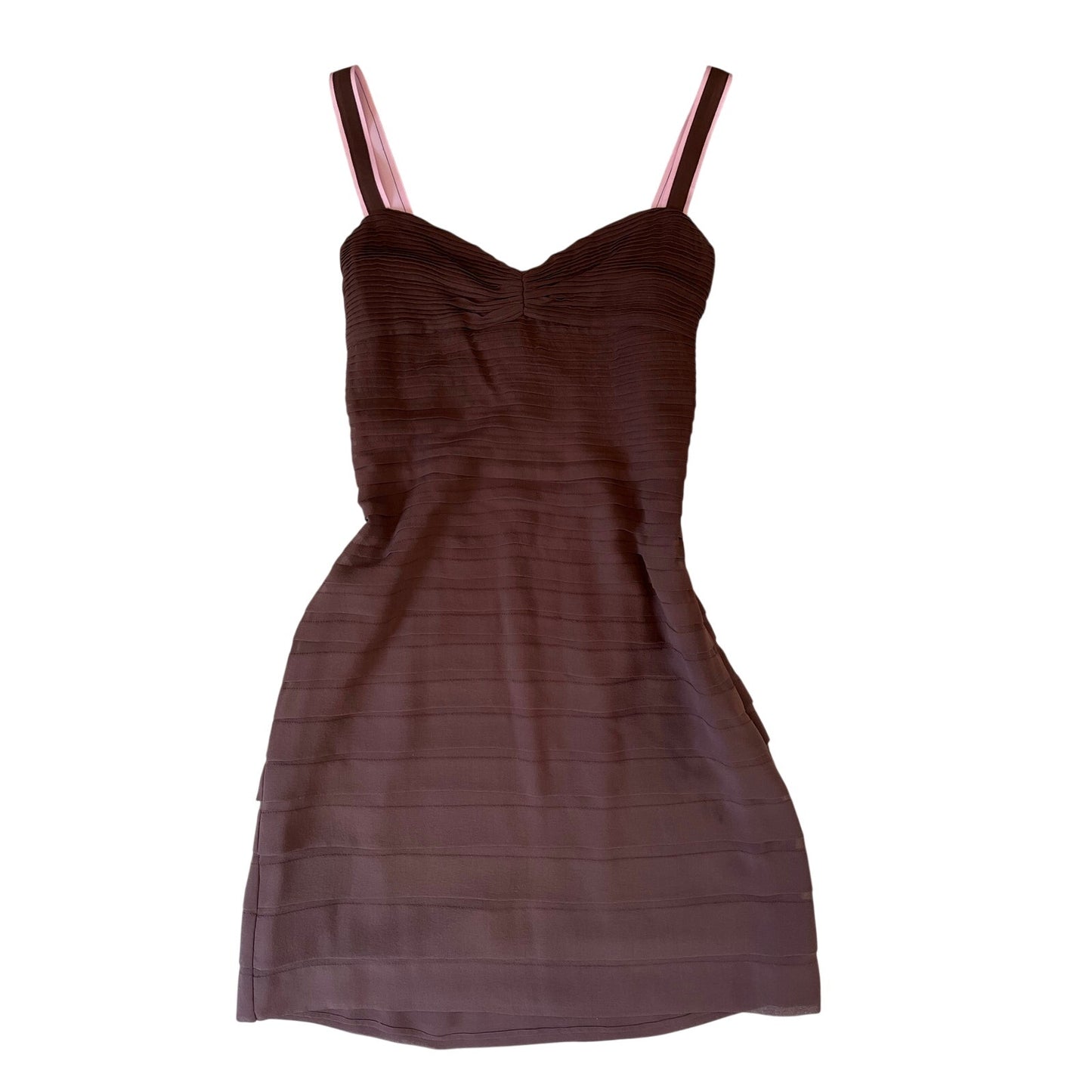 y2k BCBG maxazria ruffle dress sz 0
