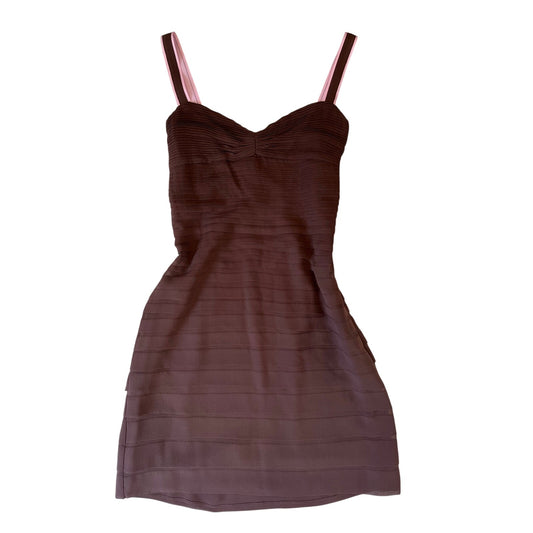 y2k BCBG maxazria ruffle dress sz 0