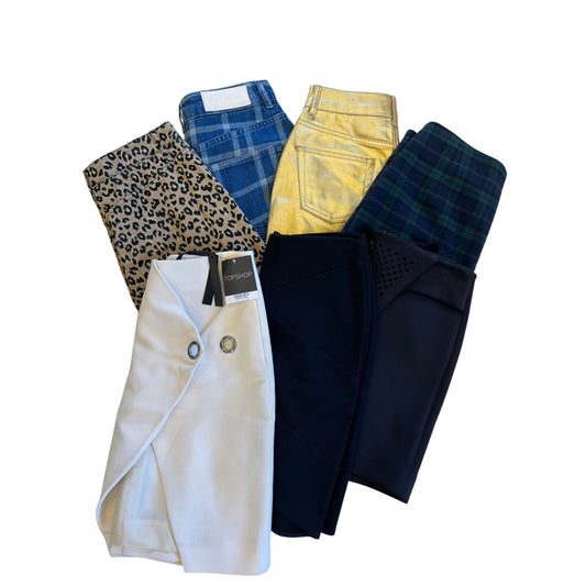 Topshop Mini Skirt Bundle Assorted Sizes 7 Pc SZ 2, 4, 6