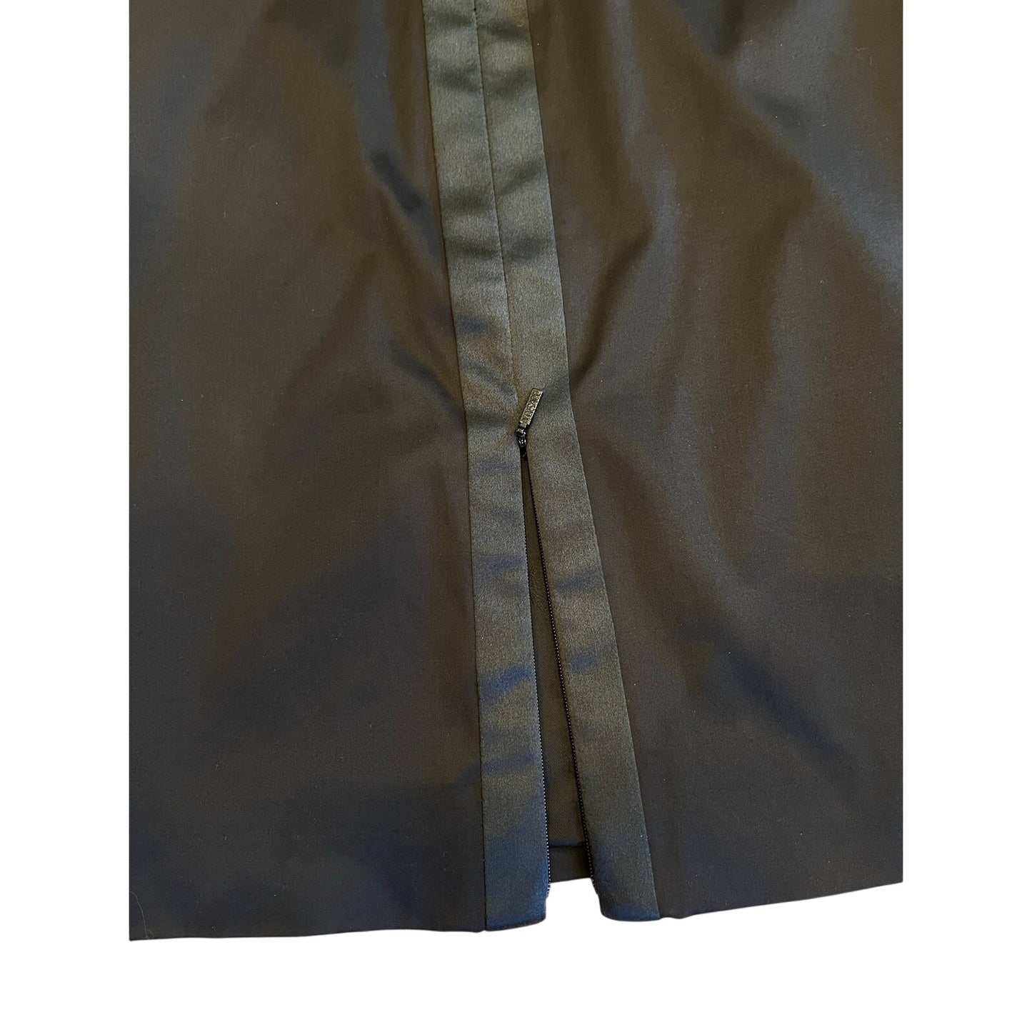 Versace Black Satin One Shoulder Cocktail Dress IT 38 US 2
