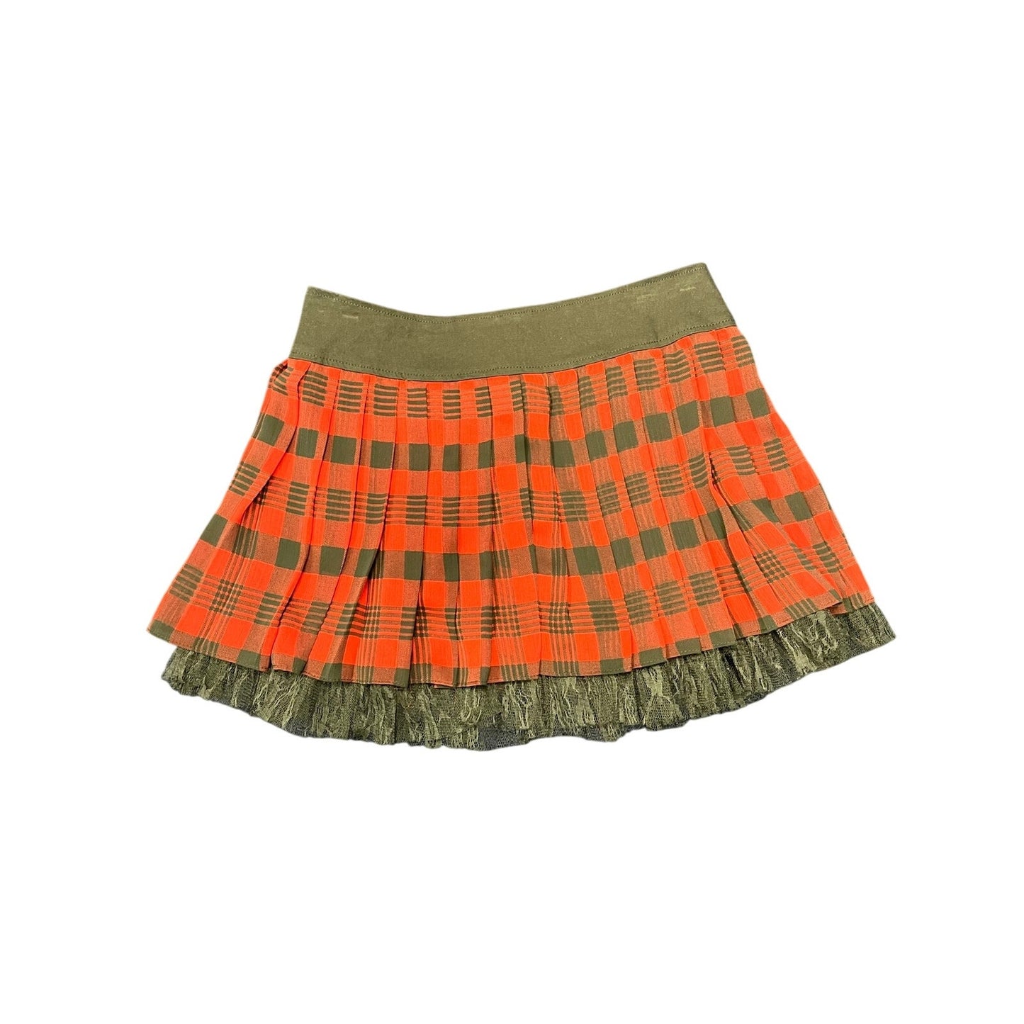 2000s royal bones plaid mini skirt sz s