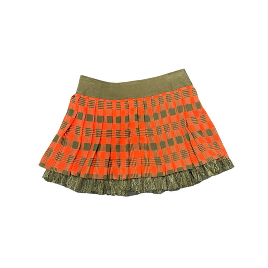 2000s royal bones plaid mini skirt sz s