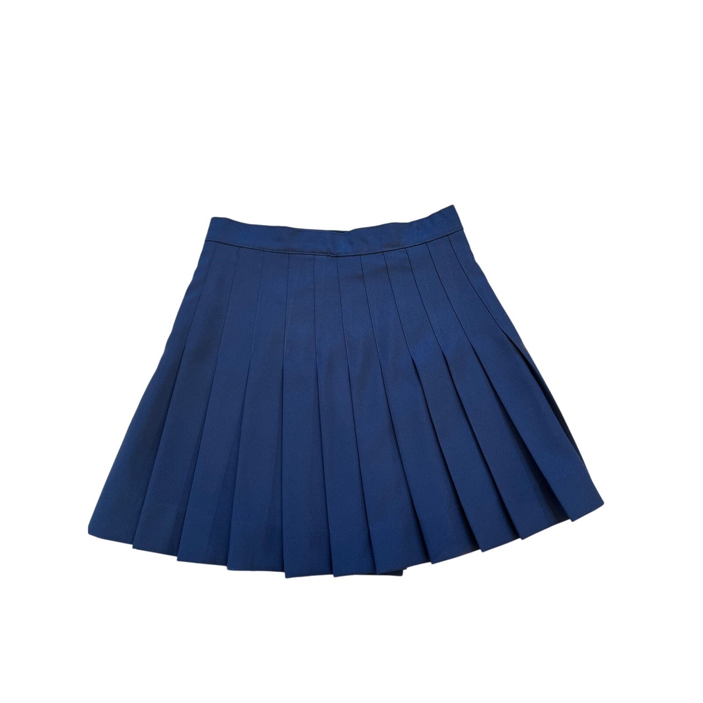 French Toast Navy Pleated skirt Gold Anchor Buttons Junior Size 3