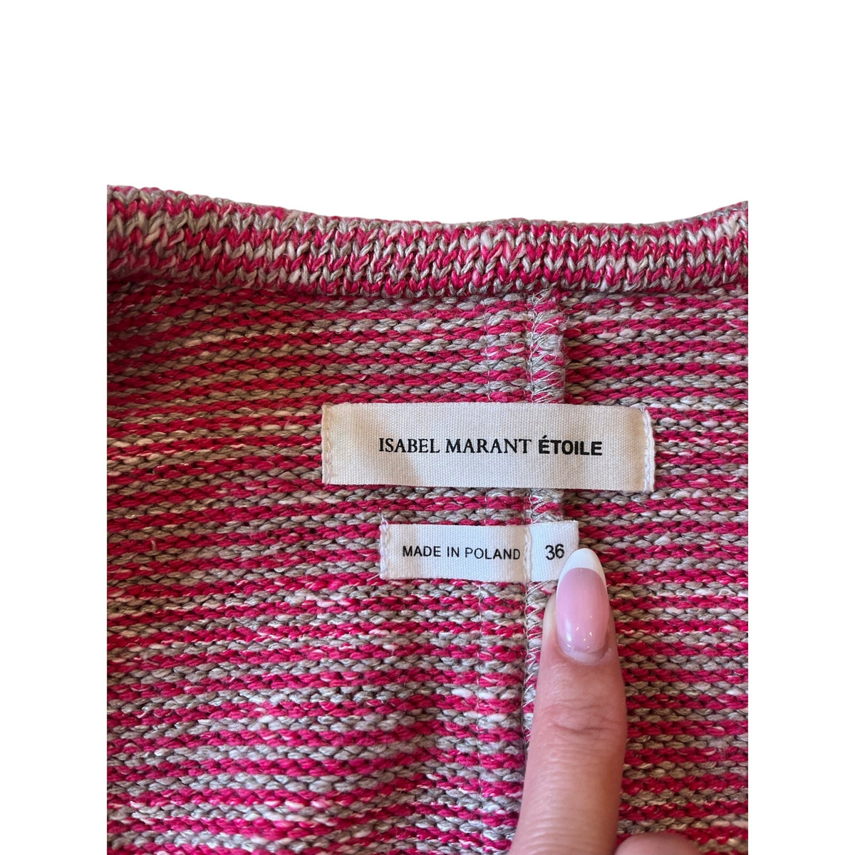 Isabel Marant Striped Scoop Neck Sweater