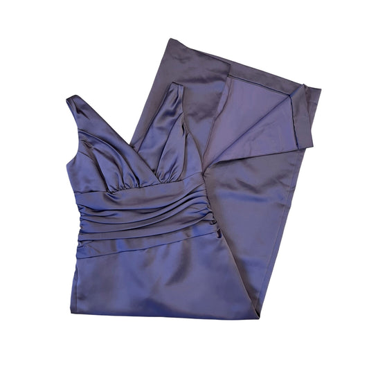 davids bridal formal satin gown sz 6