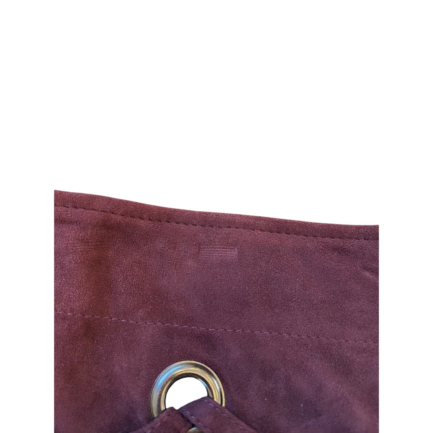 NWT Parker Cordovan Suede Lace-Up Mini Skirt Size 4 Burgundy Leather MSRP $398