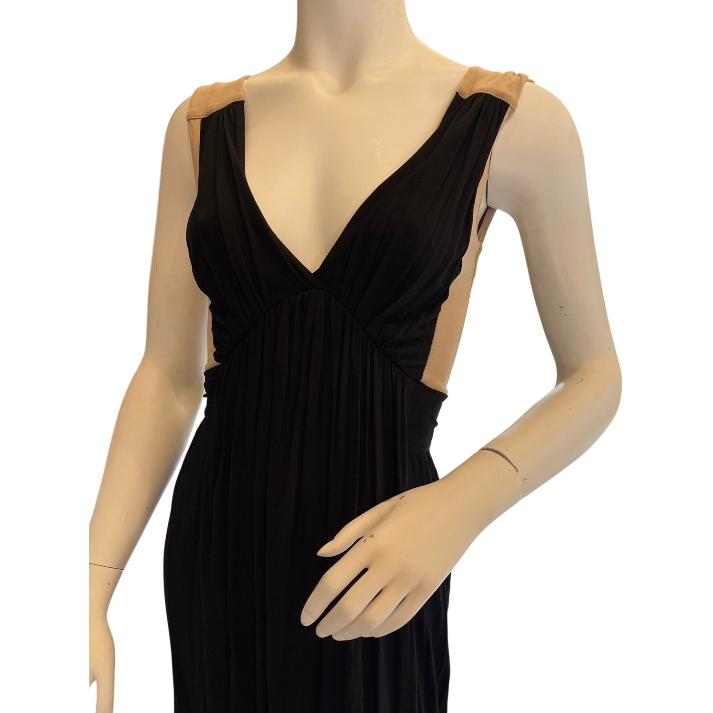 French Connection Colorblock Maxi Dress NWT 0 $198 retail