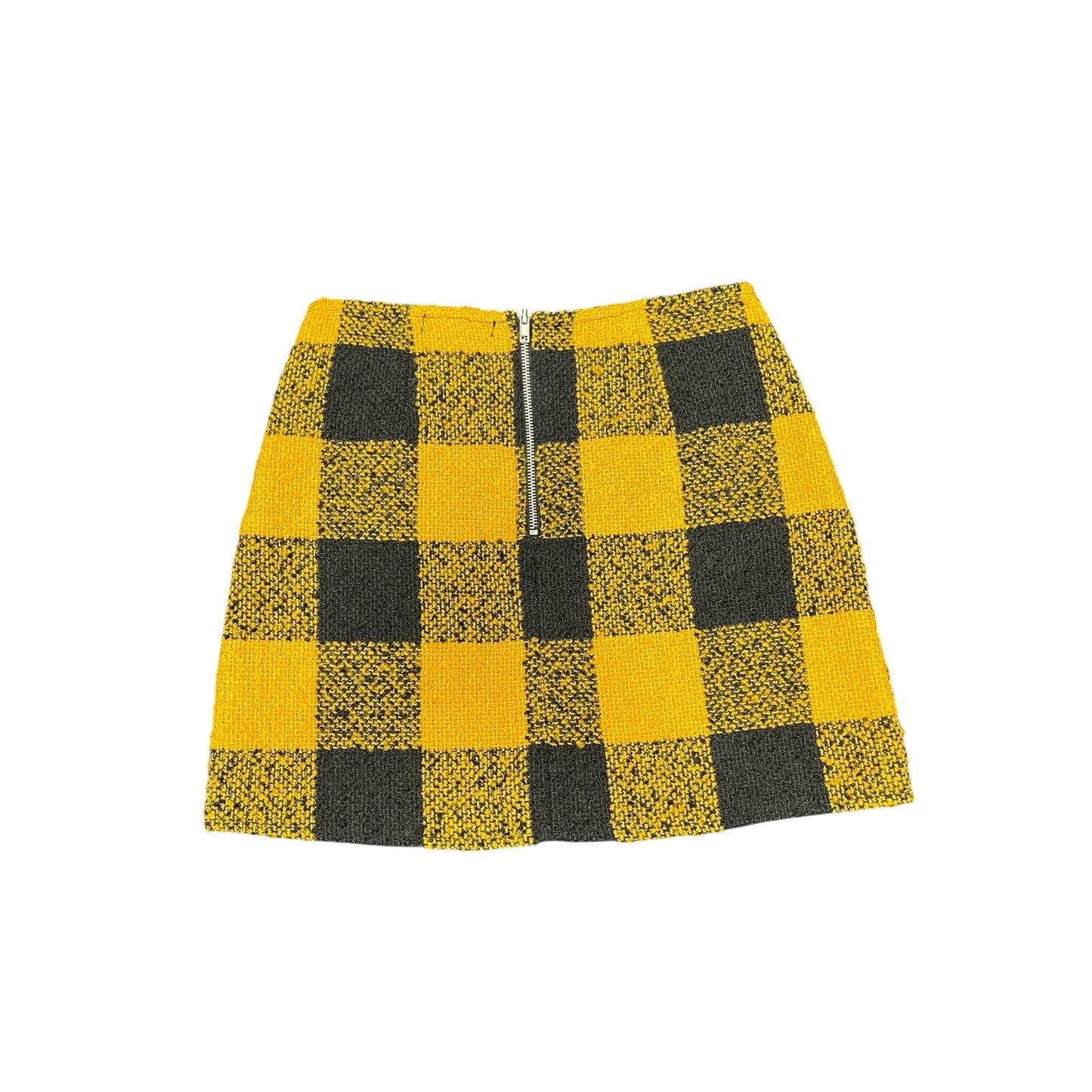 clueless style tweed plaid mini skirt size small