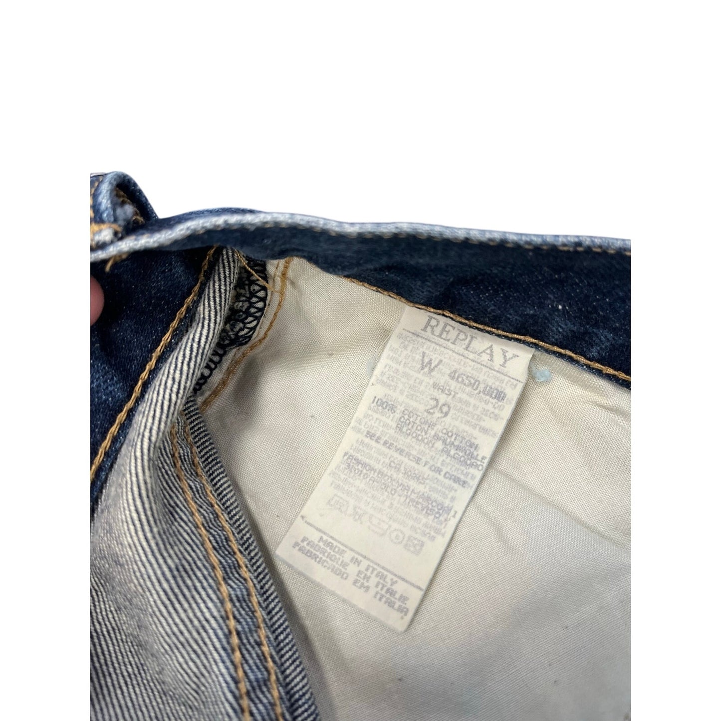 2000s replay jeans mini skirt sz 29