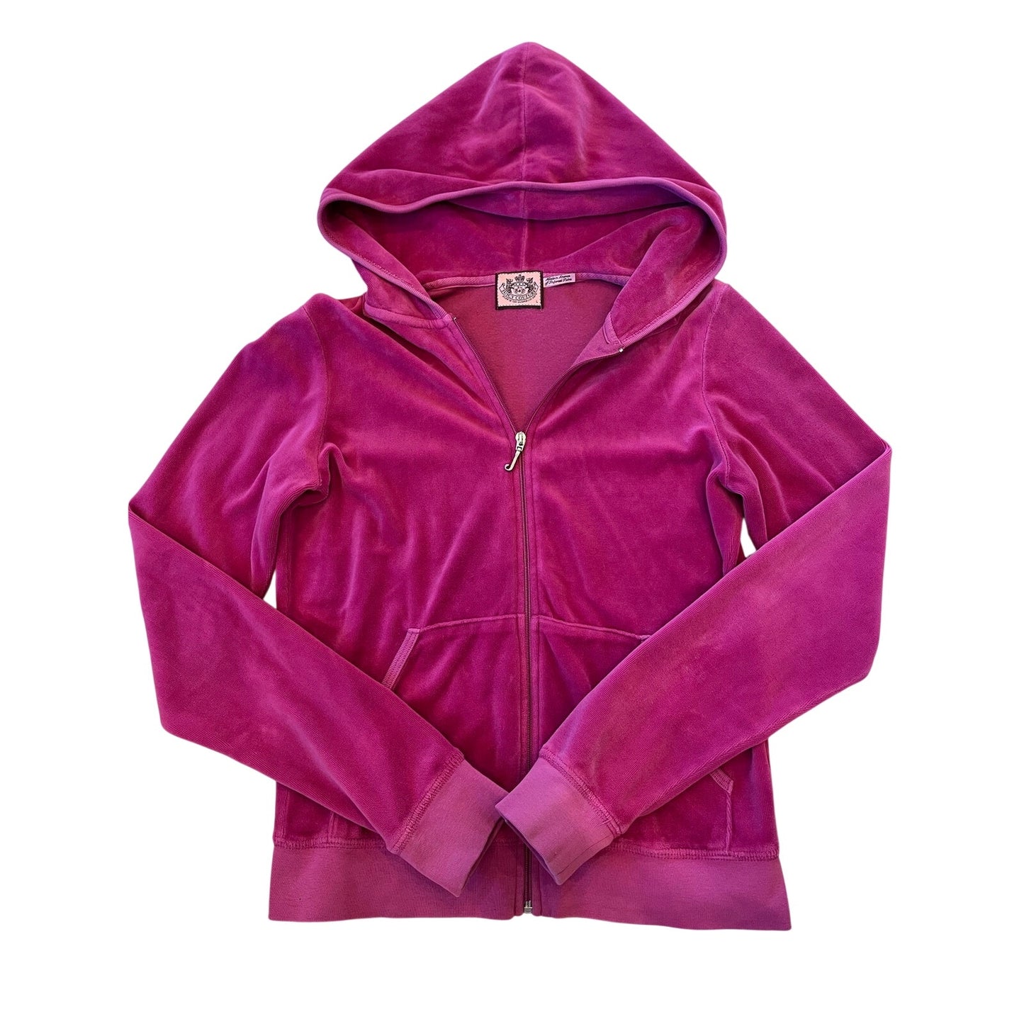 juicy couture velour tracksuit zip up purple/pink