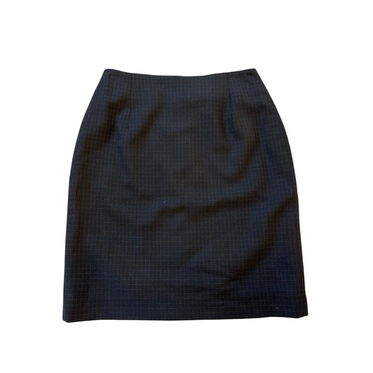 ICB Black Wool Blend Pencil Skirt Size 2