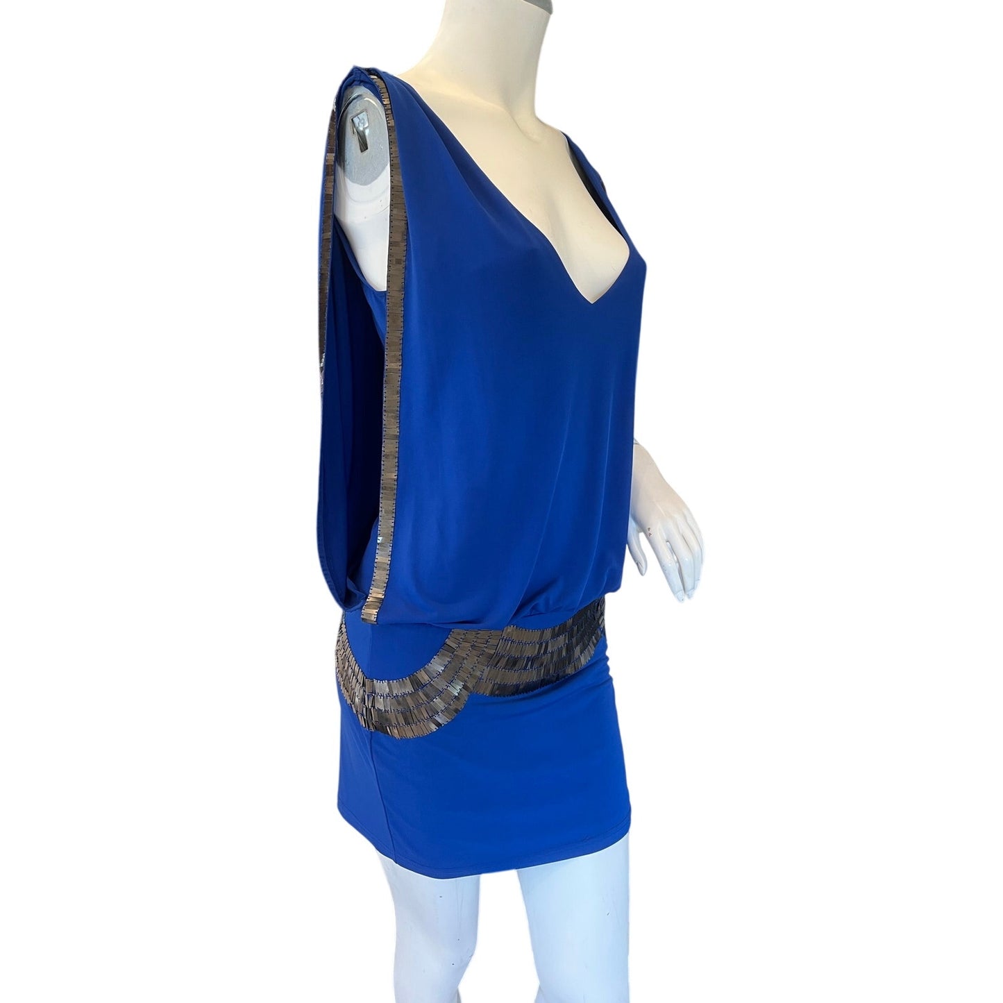 y2k bebe embellished dress size small