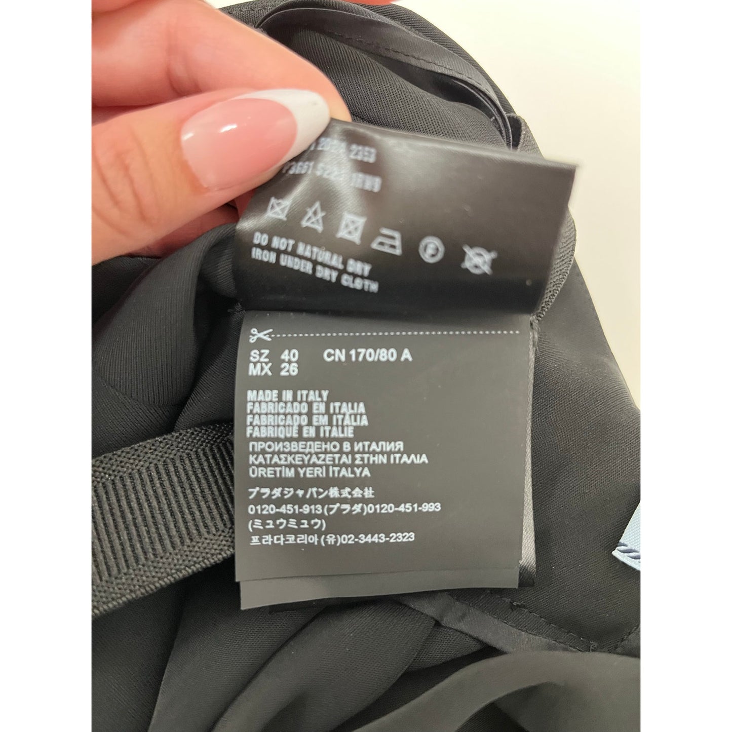 Authentic Prada Triangle Logo Strappy Open Back Mini Dress Black IT 40