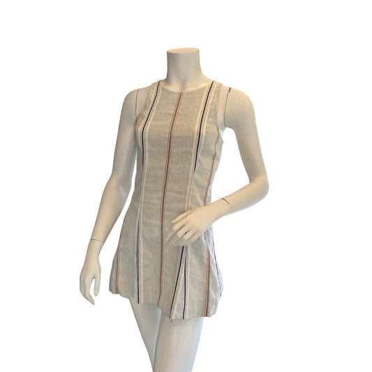 Rag & Bone Linen Blend Striped Dress NWT 0 $450