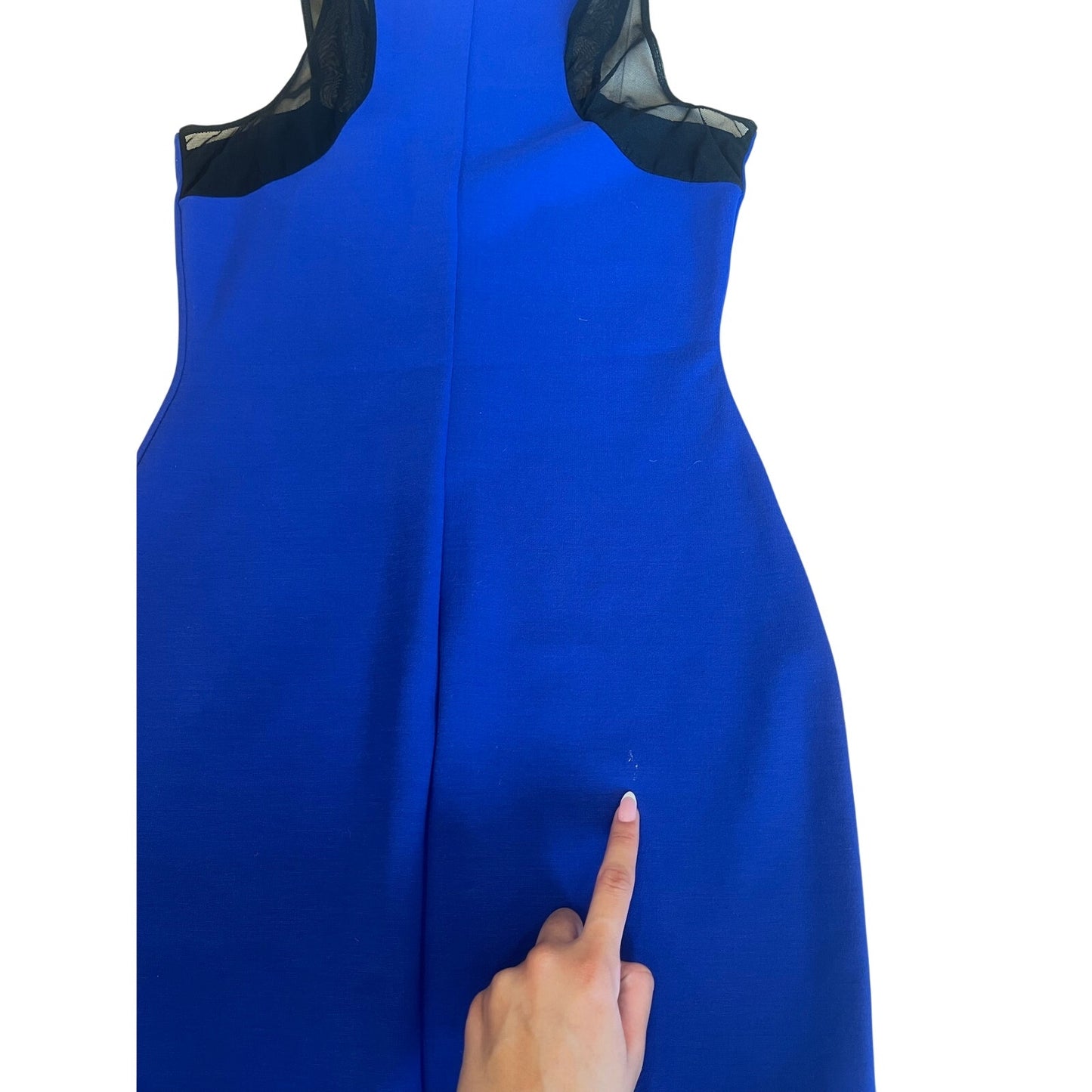 Mason by Michelle Mason Blue Sheath Dress Bodycon Size S