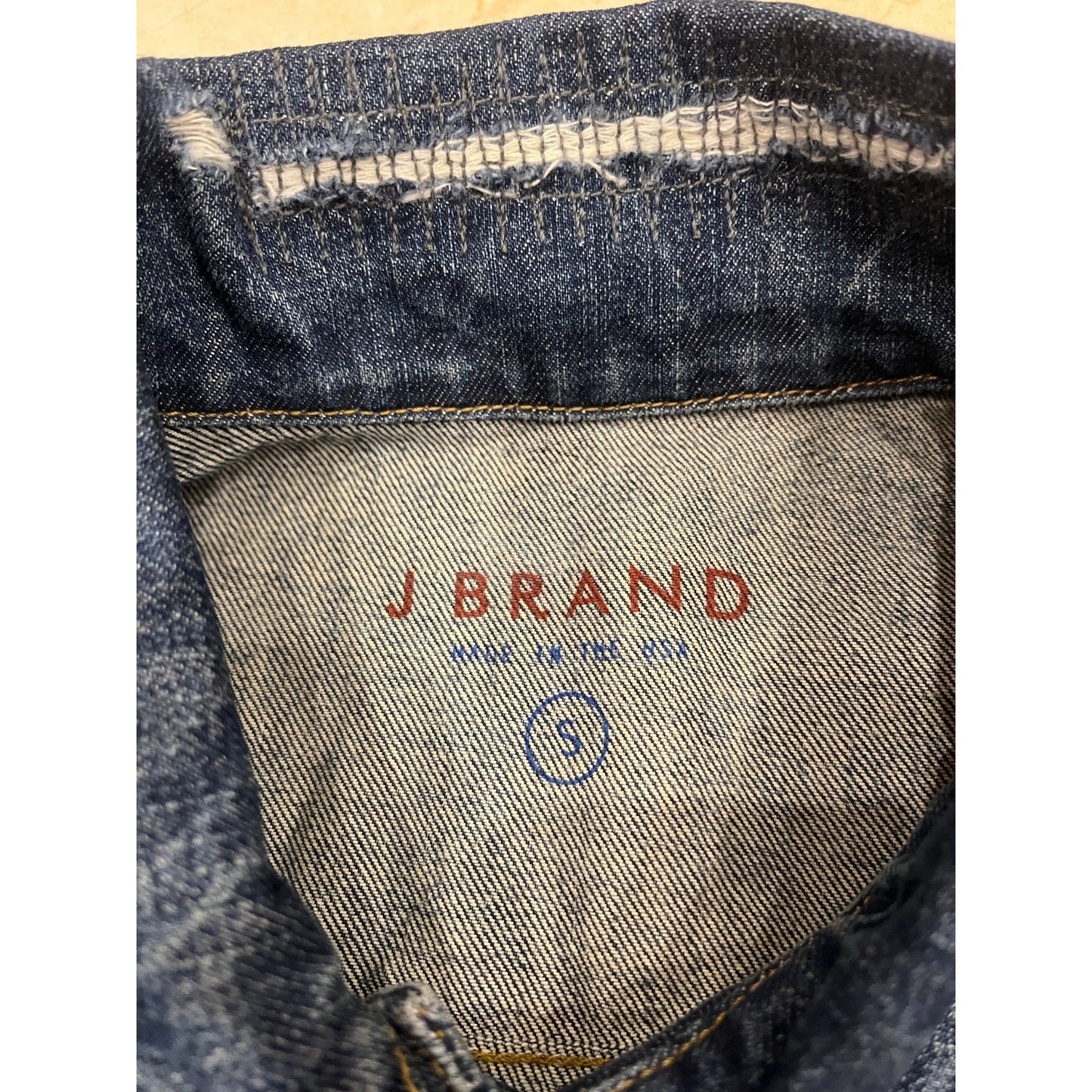 NWT J Brand Edinburgh Denim Jacket Blue Trucker Jean Jacket Size S $286