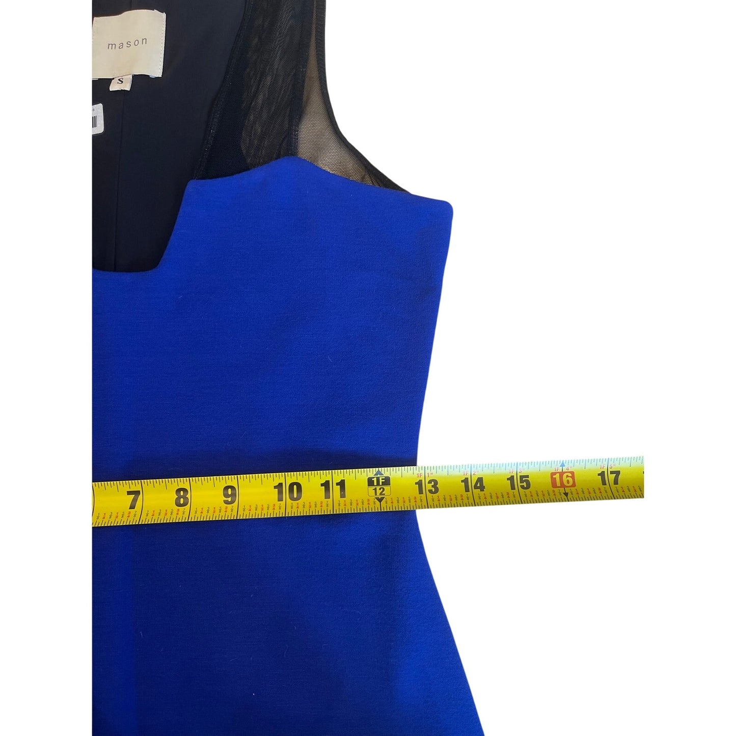 Mason by Michelle Mason Blue Sheath Dress Bodycon Size S