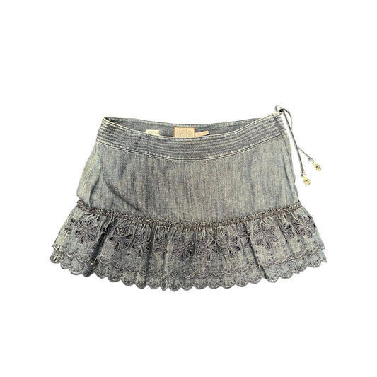 juicy couture y2k mini skirt with charms size 24