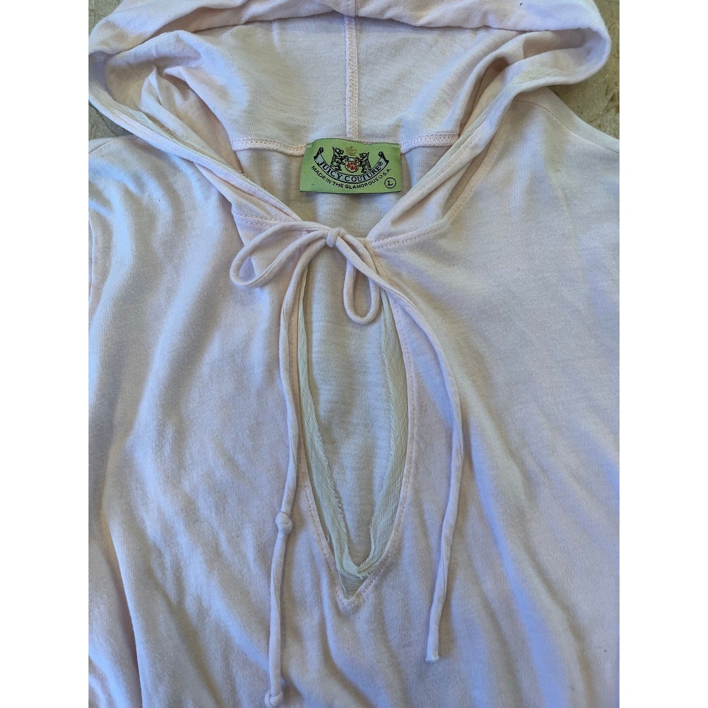 juicy couture long sleeve top with hood
