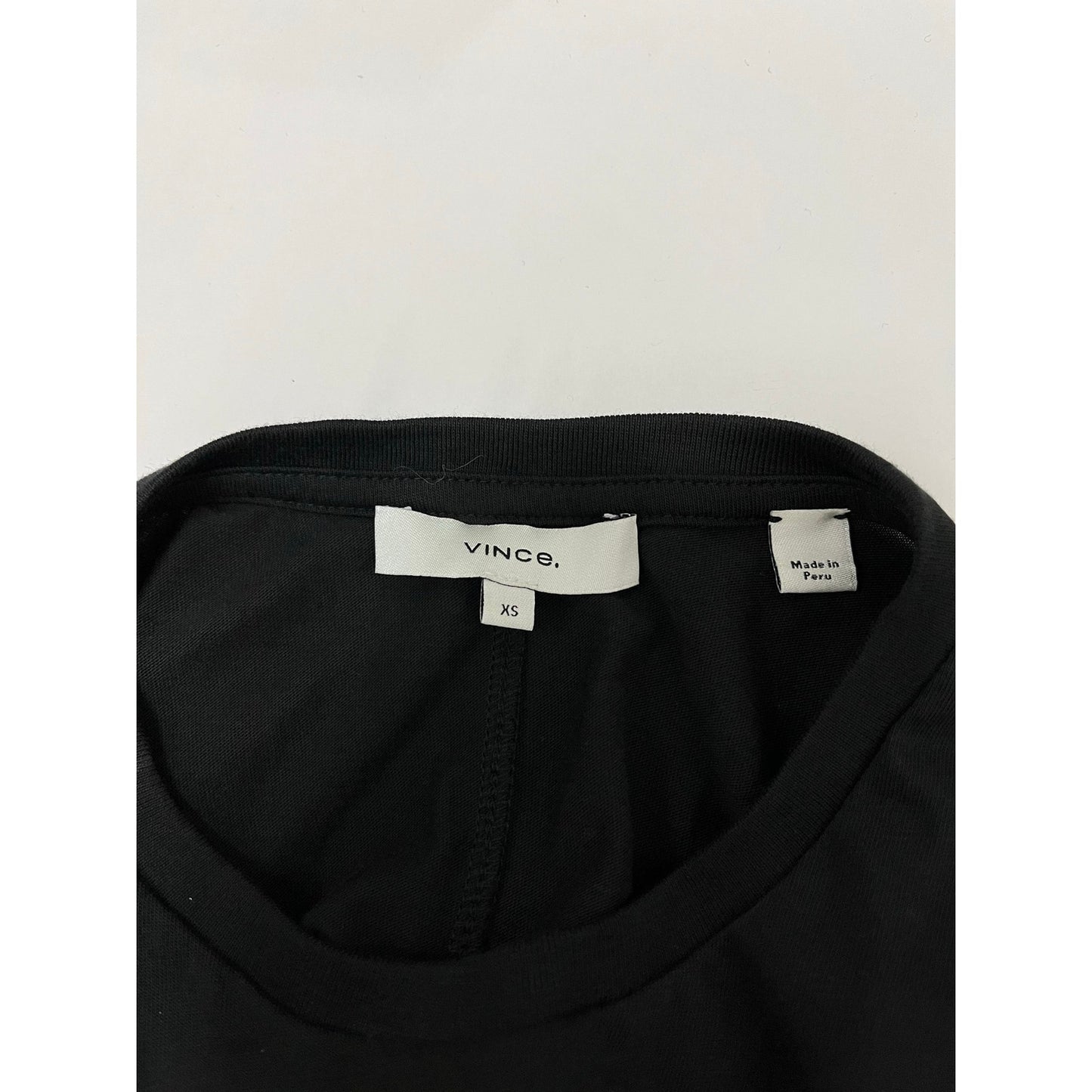Vince Black Sleeveless 100% Cotton Minimalist Maxi Dress Size Small