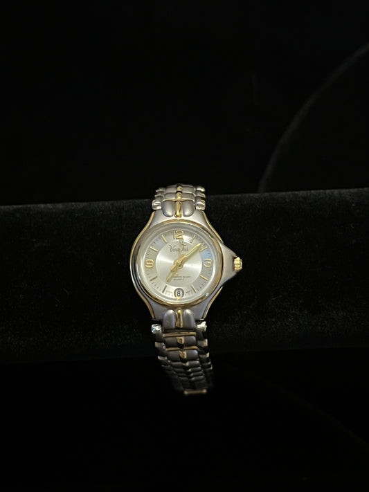 vintage women's watch- 2 toned
