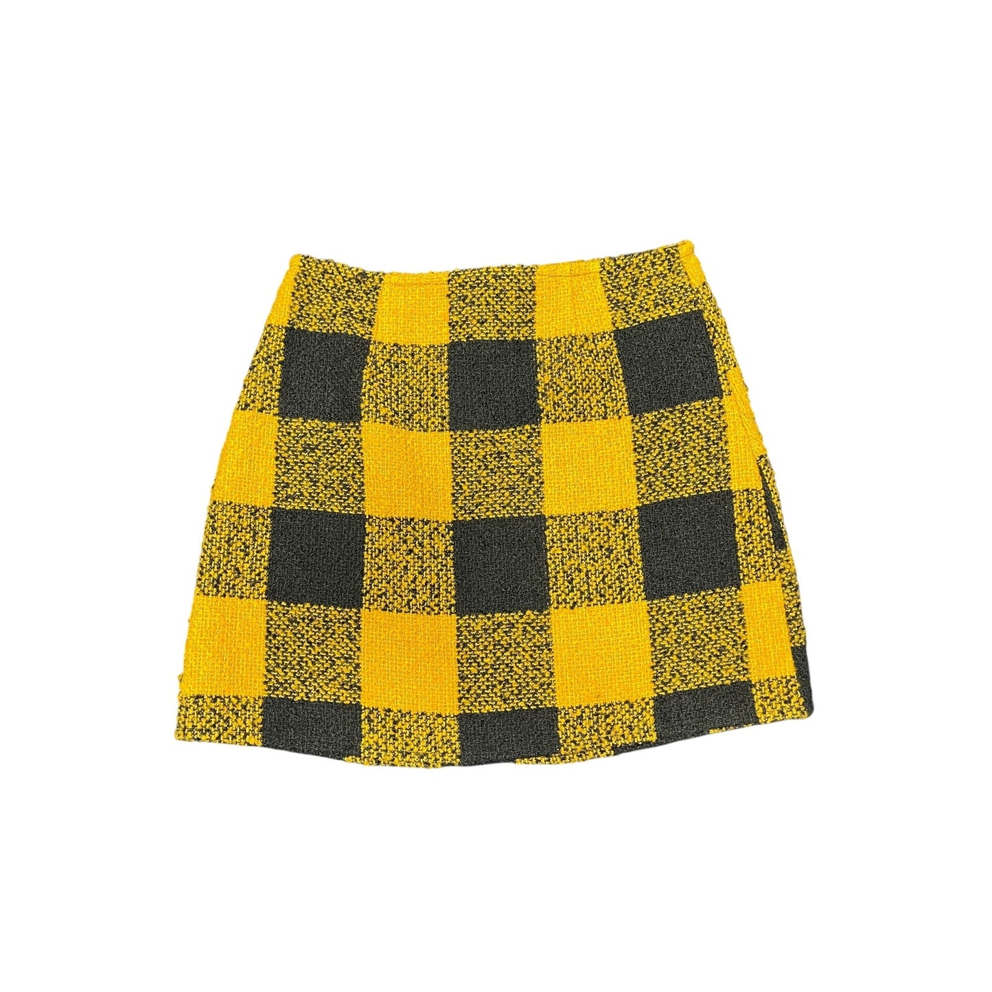 clueless style tweed plaid mini skirt size small